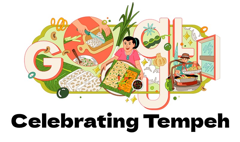 Google Doodle is celebrating Tempeh a traditional Indonesian food