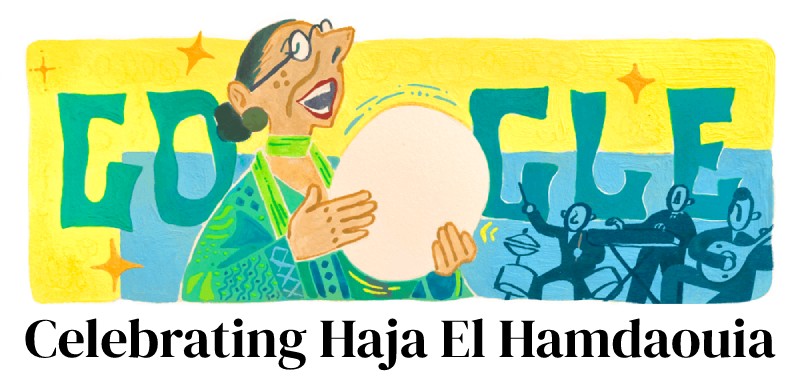 celebrating Haja El Hamdaouia الحاجة الحمداوية Google Doodle