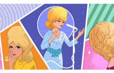 Celebrating Dusty Springfield Google Doodle