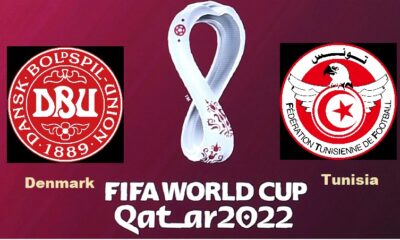 Denmark vs Tunisia FIFA World Cup Qatar 2022