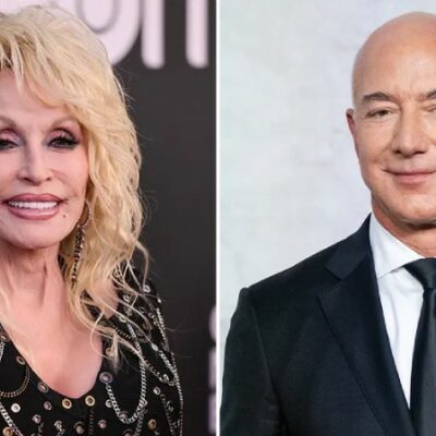 Dolly Parton was awarded the 100 million Courage and Civility award from Amazon founder Jeff Bezos