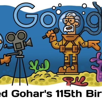 Hamed Gohars 115th Birthday Google Doodle