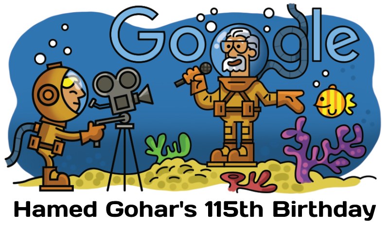 Hamed Gohars 115th Birthday Google Doodle