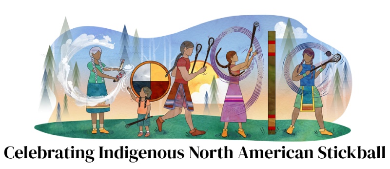 Interesting Facts about Indigenous North American Stickball Google Doodle