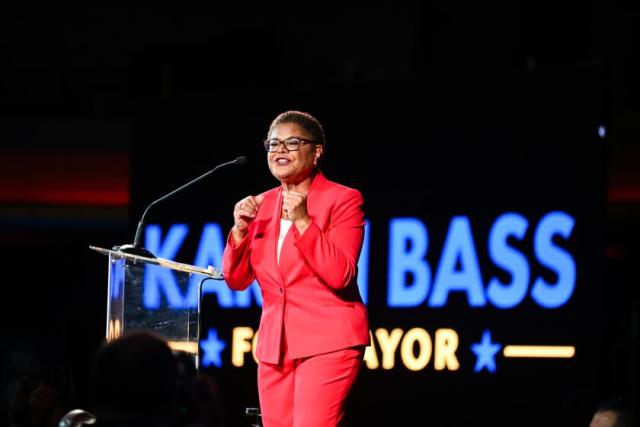 Karen Bass becomes the first woman and second Black person to be elected as mayor of the city Los Angeles