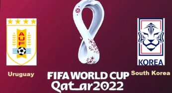 Uruguay vs South Korea, 2022 FIFA World Cup Qatar – Preview, Prediction, Head to Head, Lineups, and More