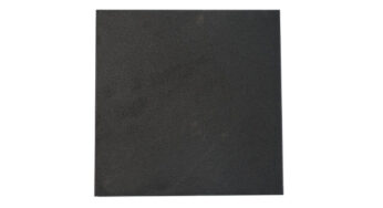 Dalle Caoutchouc 25 mm Noir 100×100 cm