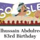 Abdulhussain Abdulredha 83rd Birthday Google Doodle