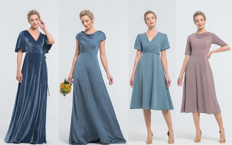 Cant find modest bridesmaid dresses.. Look no further
