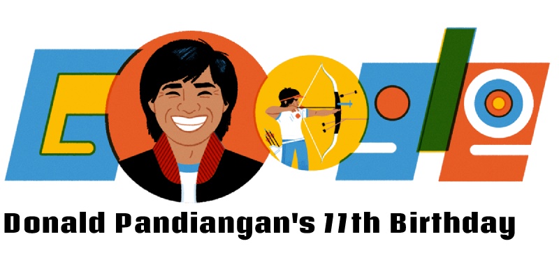 Donald Pandiangan 77th Birthday Google Doodle