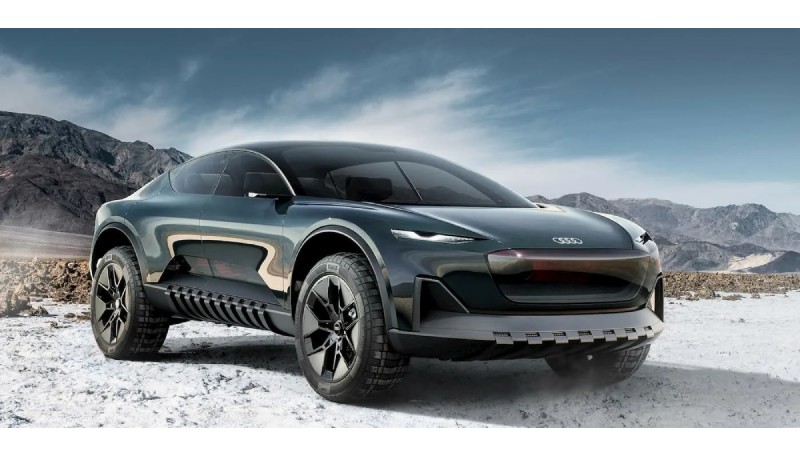 Audi new electric concept car is a pickup truck like luxury SUV with augmented reality