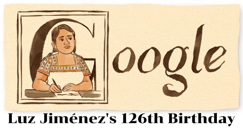 Luz Jimenez 126th Birthday Google Doodle