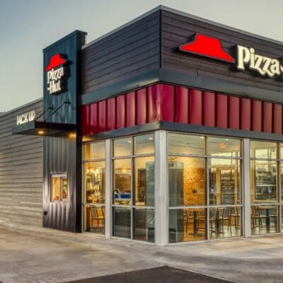 Pizza Hut and YouTube star Eric Pizza Hut and YouTube star Eric Airrack Decker create the worlds largest pizza in California