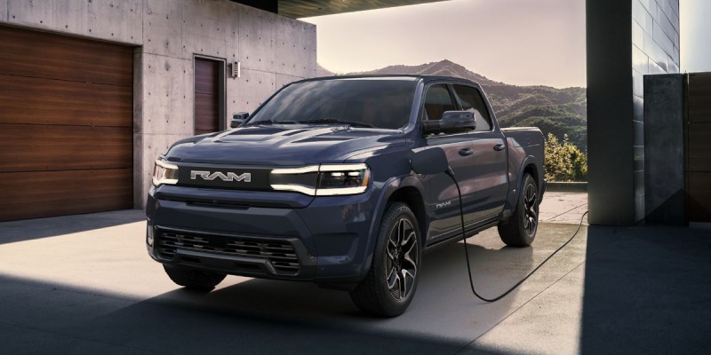 Electric Ram truck is shown off and it looks just like the gas truck