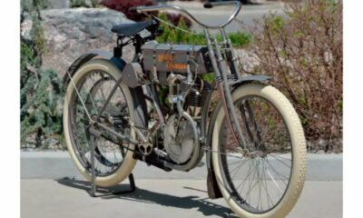 Most expensive motorcycle ever sold at auction is a unique 1908 Harley Davidson