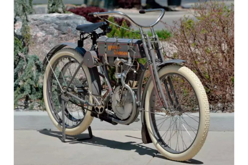 Most expensive motorcycle ever sold at auction is a unique 1908 Harley Davidson