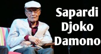 Interesting Facts about Sapardi Djoko Damono; Google Doodle Celebrates Indonesian Lyrical Poetry Pioneer’s 83rd Birthday