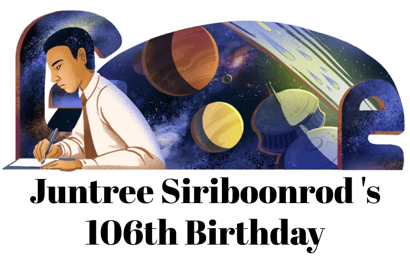 Juntree Siriboonrod 106th Birthday Google Doodle จันตรี ศิริบุญรอด