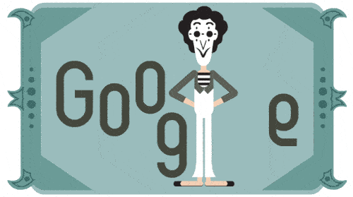 Marcel Marceau 100th Birthday Google Doodle Animated