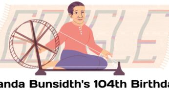 Google Doodle celebrates the 104th birthday of Thai artist Sanda Bunsidth