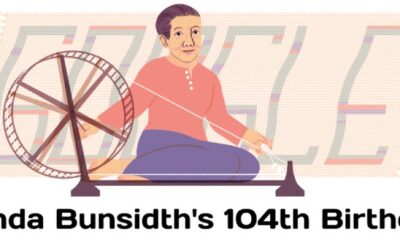 Google Doodle celebrates the 104th birthday of Thai artist Sanda Bunsidth