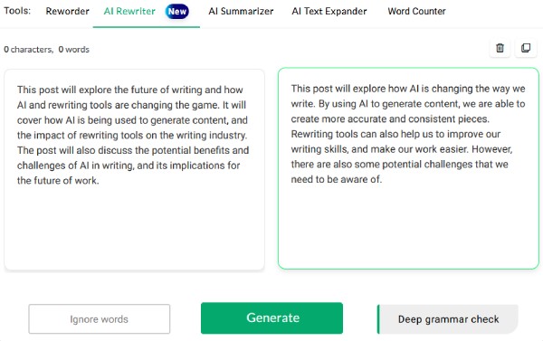 The Best AI Rewording Tools of 2023 RewriteTool.net and Other Alternatives to Try 1