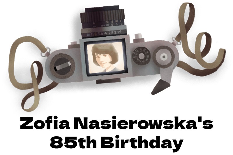 Zofia Nasierowska 85th Birthday Google Doodle