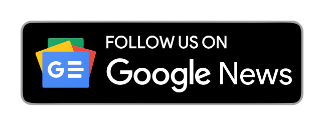 follow us on google news banner black