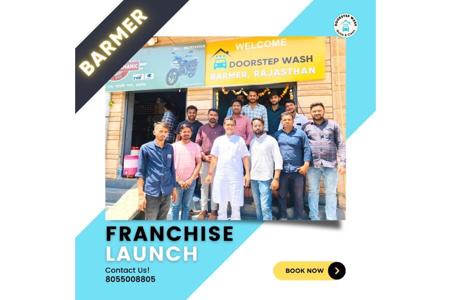 DoorstepWash, the Leading Car Washing Brand in Barmer, Shadmaan Imam