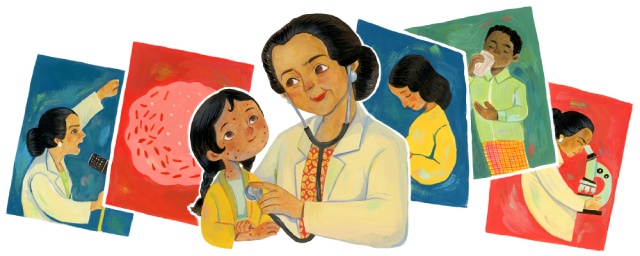 Prof. Dr. Julie Sulianti Saroso 106th Birthday Google Doodle