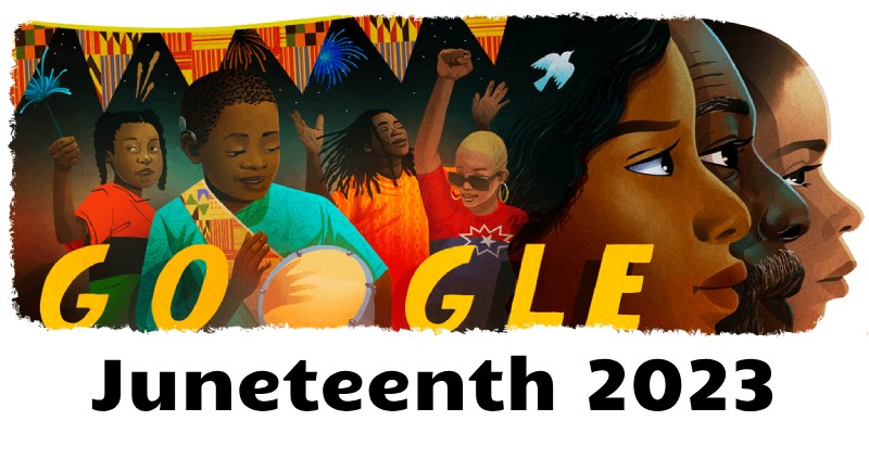 Juneteenth 2023 Google Doodle