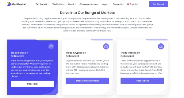 Opticapital5.com Review Access Comprehensive Selection Of Financial Instruments