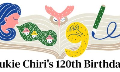 Yukie Chiri 120th Birthday Google Doodle