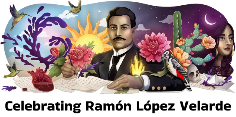 Google Doodle Celebrates Mexican Poet Ramón López Velarde