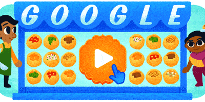 PaniPuri Google Game Doodle Celebrates a Popular South Asian Street Food