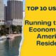 Top 10 US States Running the Best Economies for American Residents