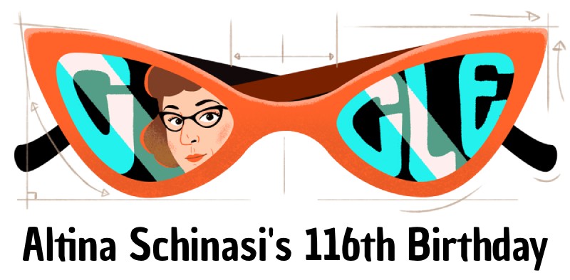 Altina Schinasi 116th Birthday Google Doodle