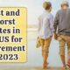 Best and Worst States in the US for Retirement in 2023