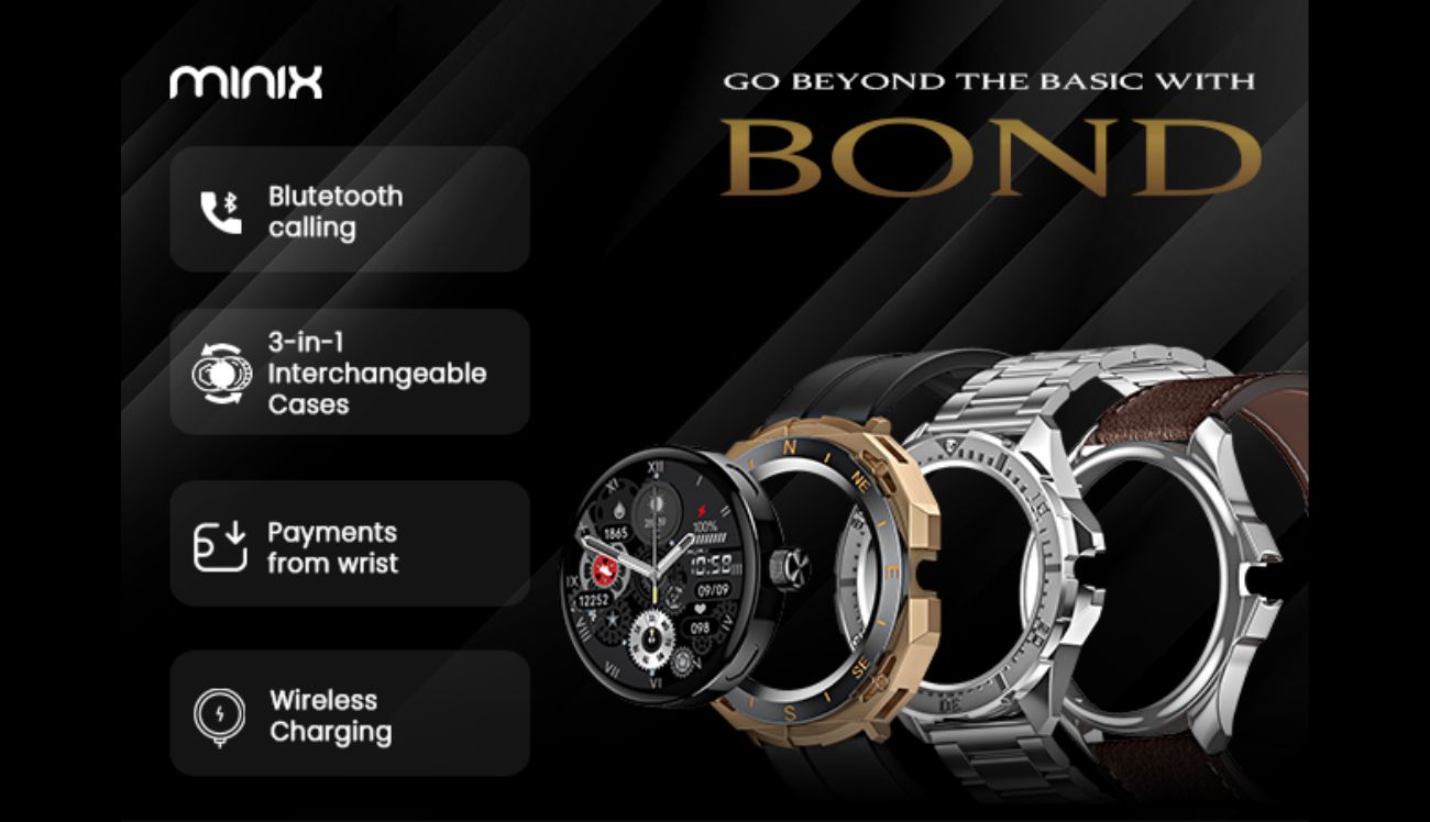 Experience Time Transformed The Minix Bond Smartwatch Unveils the Future of Wearable Innovation