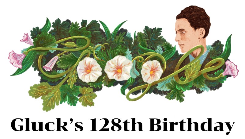 Gluck 128th Birthday Google Doodle