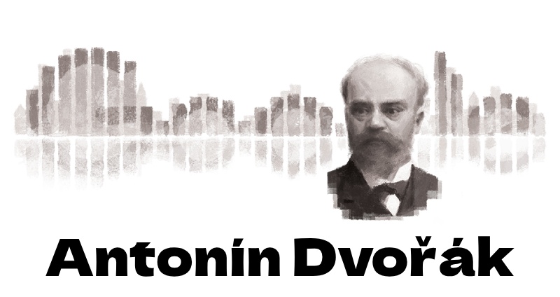 Antonín Dvořák 182nd Birthday Google Doodle