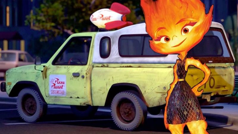 How To Find The Pizza Planet Truck Of Pixar In Elemental