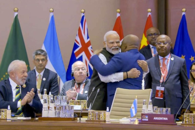 The African Union is admitted to the G20 as a permanent member during the summit, which is led by India