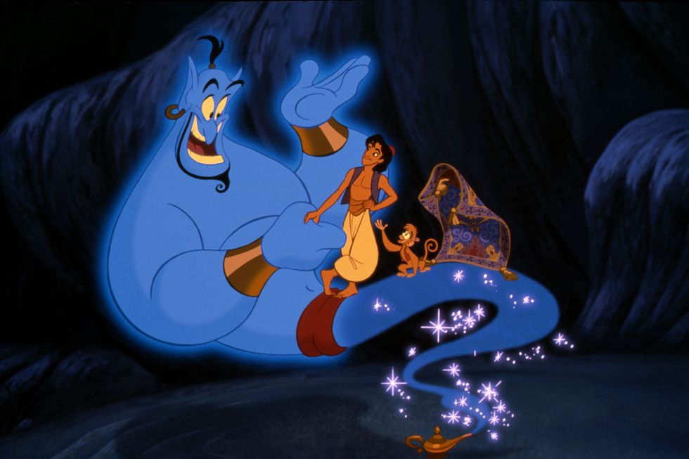 Disney 100th Anniversary Short Now Streaming Disney+ Celebrates Century with Iconic Genie and Robin Williams 'Once Upon a Studio'