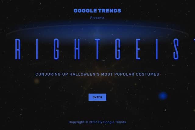 Google Trends 2023 Halloween Frightgeist