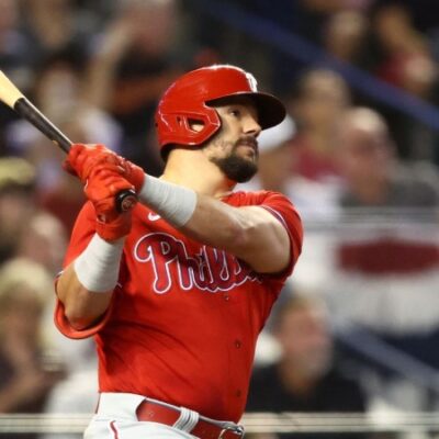 Philadelphia Phillies are one game away from winning the World Series when Kyle Schwarber makes history