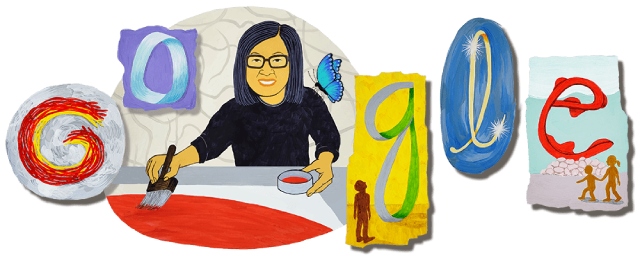 Tomie Ohtake 110th Birthday Google Doodle