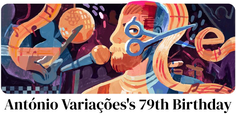 Antonio Variações 79th Birthday Google Doodle