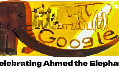 Celebrating Ahmed the Elephant Google Doodle