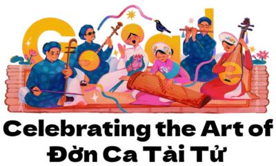 Celebrating the Art of Đờn Ca Tài Tử Google Doodle